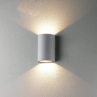 Applique murale LED design pour extérieur en aluminium étanche | Marco Lucetti Corps gris / Blanc chaud / 12W