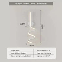 Applique Murale LED Design pour la Maison | Marco Lucetti Blanc-50CM / Blanc chaud (2700-3500K) / 110V