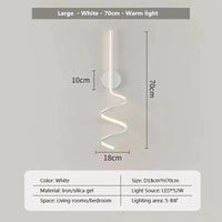 Applique Murale LED Design pour la Maison | Marco Lucetti Blanc-70CM / Blanc chaud (2700-3500K) / 110V