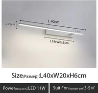 Applique murale LED design pour salle de bain | Marco Lucetti Gauche blanc L40cm / Lumière chaude