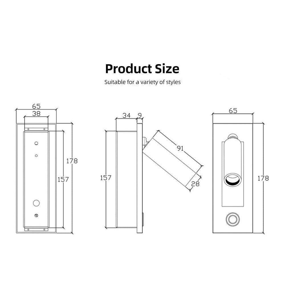 Applique murale LED Design Reading | Marco Lucetti