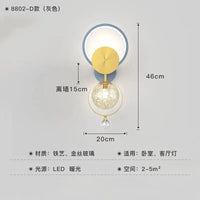 Applique Murale LED Design Scandinave Moderne | Marco Lucetti Gris D / Lumière blanche