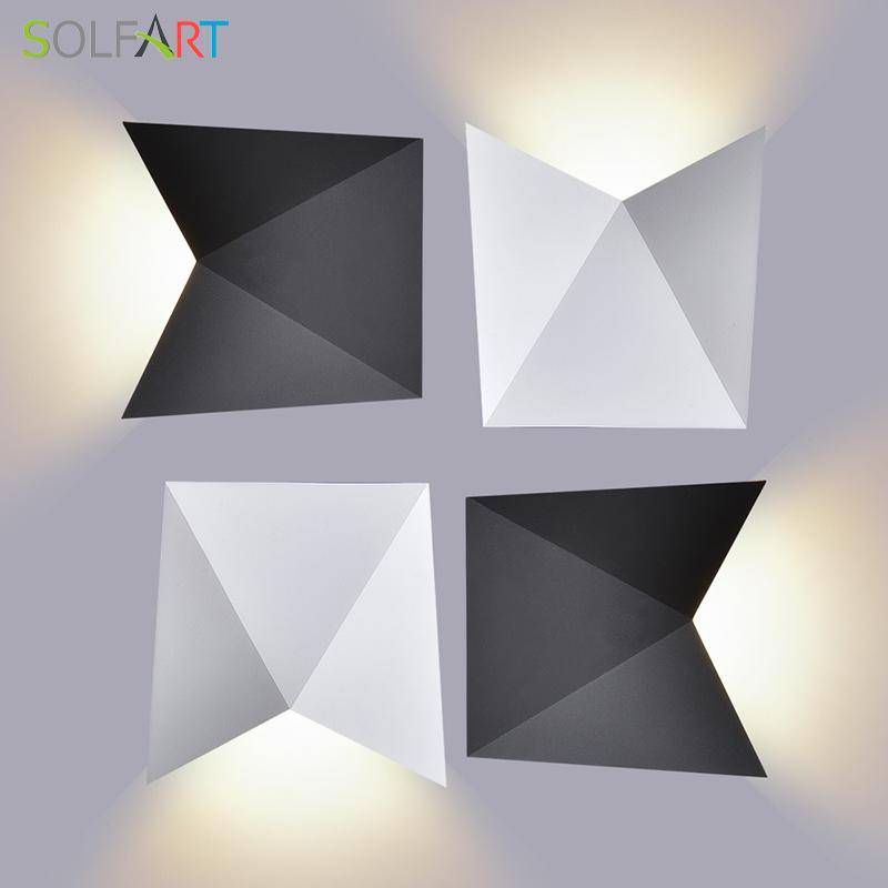 Applique murale LED design Solfart - Noir ou blanc | Marco Lucetti