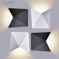 Applique murale LED design Solfart - Noir ou blanc | Marco Lucetti