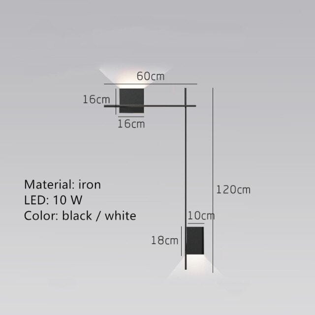 Applique murale LED design Zia | Marco Lucetti E / Chaude / Blanc