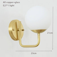 Applique murale LED dorée de luxe | Marco Lucetti