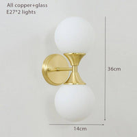 Applique murale LED dorée de luxe | Marco Lucetti