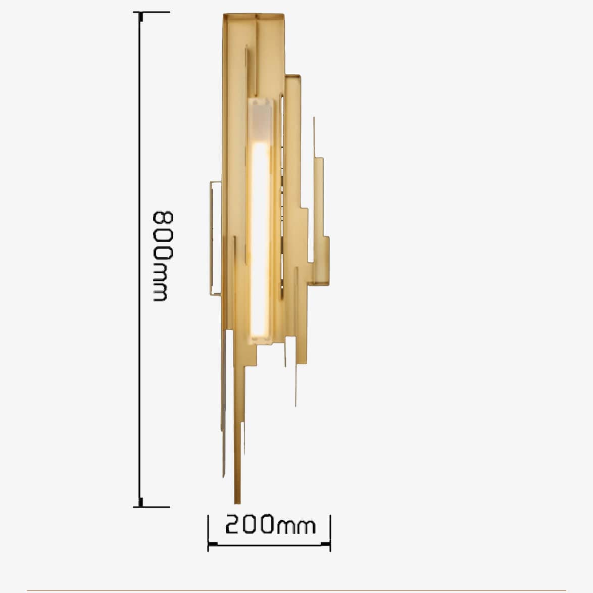 Applique murale LED dorée Deluxe | Marco Lucetti Right paragraph