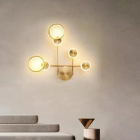 Applique murale LED dorée design | Marco Lucetti