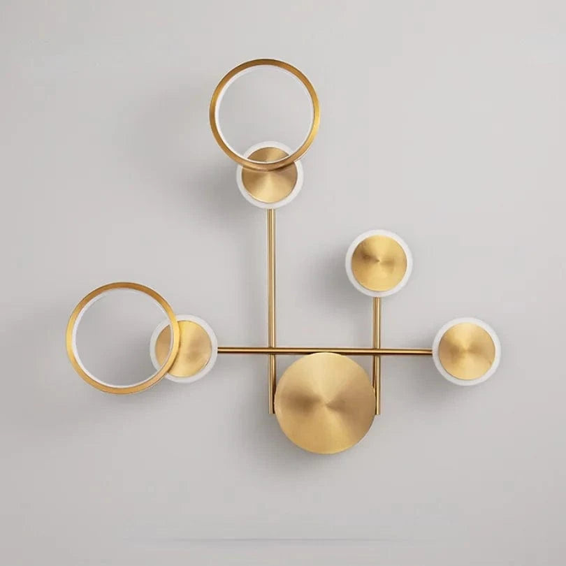 Applique murale LED dorée design | Marco Lucetti