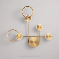 Applique murale LED dorée design | Marco Lucetti