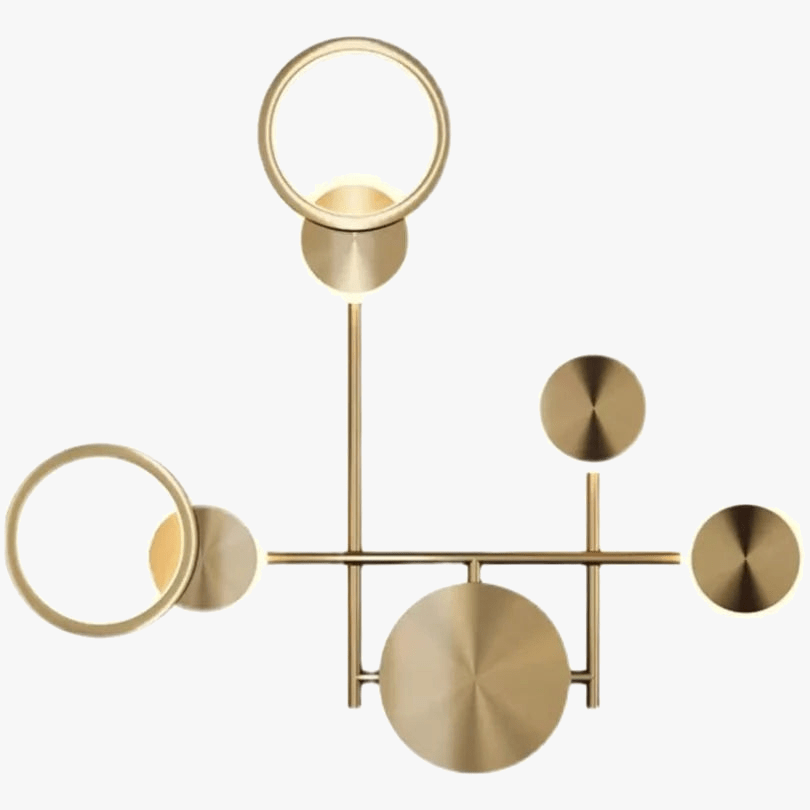 Applique murale LED dorée design | Marco Lucetti