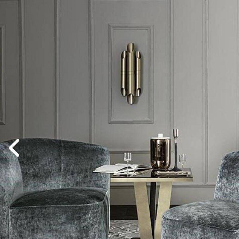 Applique Murale LED Dorée | Marco Lucetti