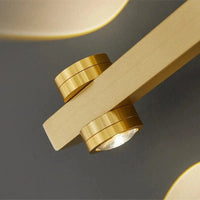 Applique murale LED dorée moderne | Marco Lucetti