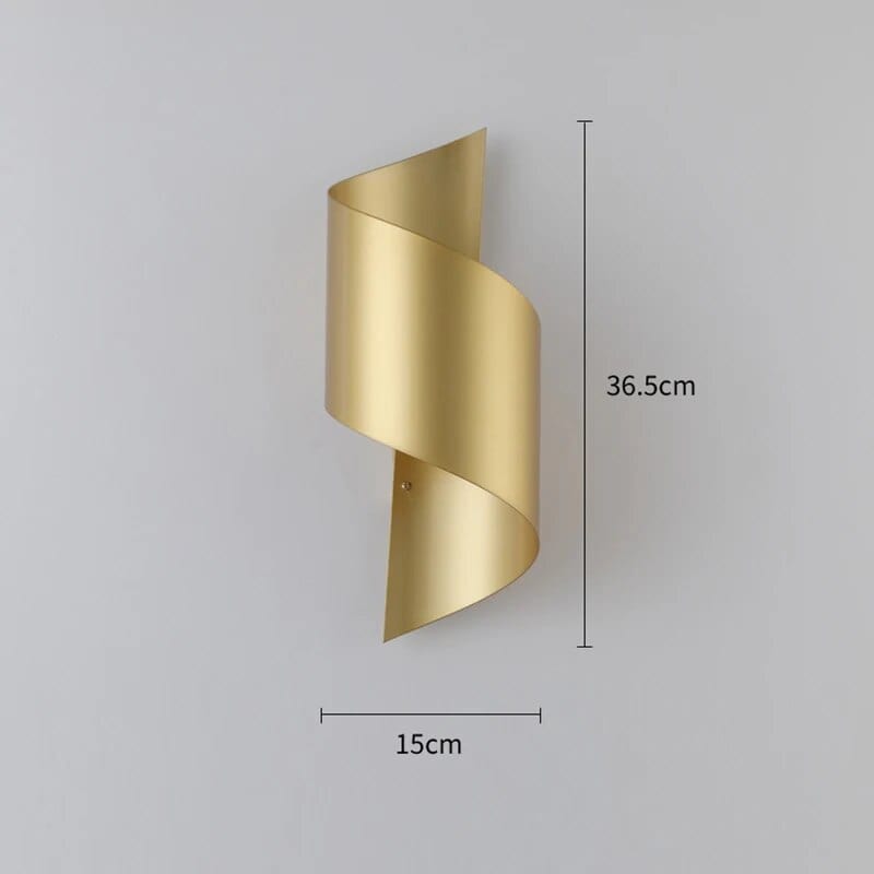 Applique murale LED dorée moderne | Marco Lucetti Or / Blanc chaud (2700-3500K)