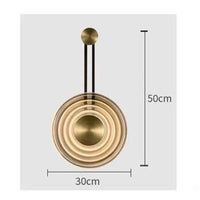 Applique murale LED dorée Shining | Marco Lucetti