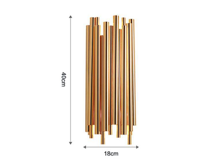 Applique murale LED dorée Shining | Marco Lucetti