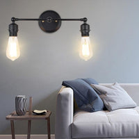 Applique murale LED double bras Flaming Vintage | Marco Lucetti