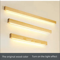 Applique murale LED double couleur en bois de noyer - Luxe illuminé | Marco Lucetti
