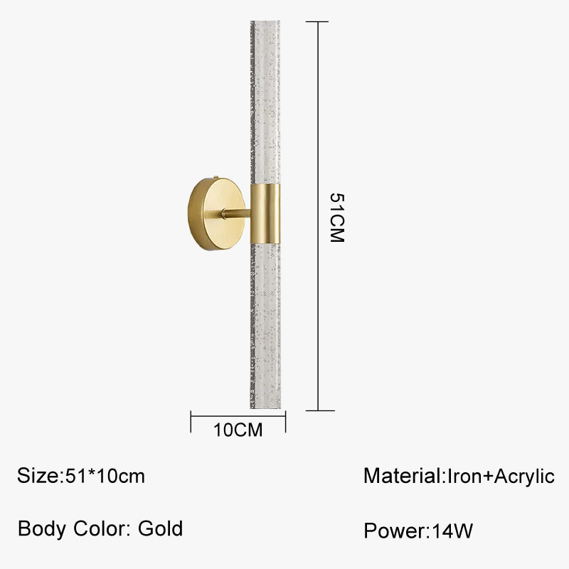 Applique murale LED Double Tête Moderne Pour Décoration Intérieure | Marco Lucetti