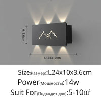 Applique Murale LED Double Tête Nordique pour Hôtel | Marco Lucetti