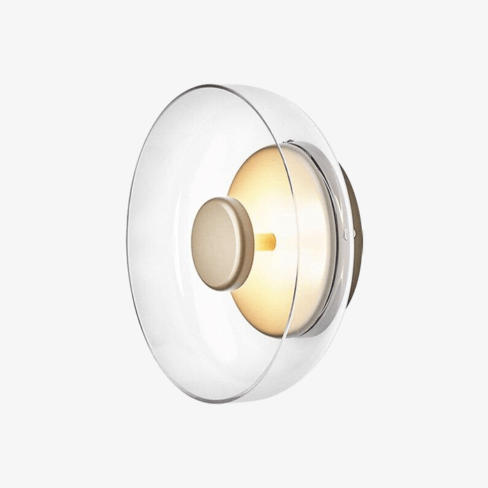 Applique murale LED élégante en verre et métal | Marco Lucetti