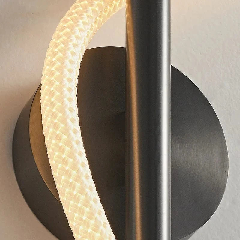 Applique murale LED en acier inoxydable avec tube acrylique 3000K - Gamme Lumina | Marco Lucetti