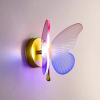 Applique murale LED en acrylique forme papillon - Collection NordLumière | Marco Lucetti
