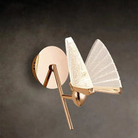 Applique murale LED en acrylique forme papillon - Collection NordLumière | Marco Lucetti