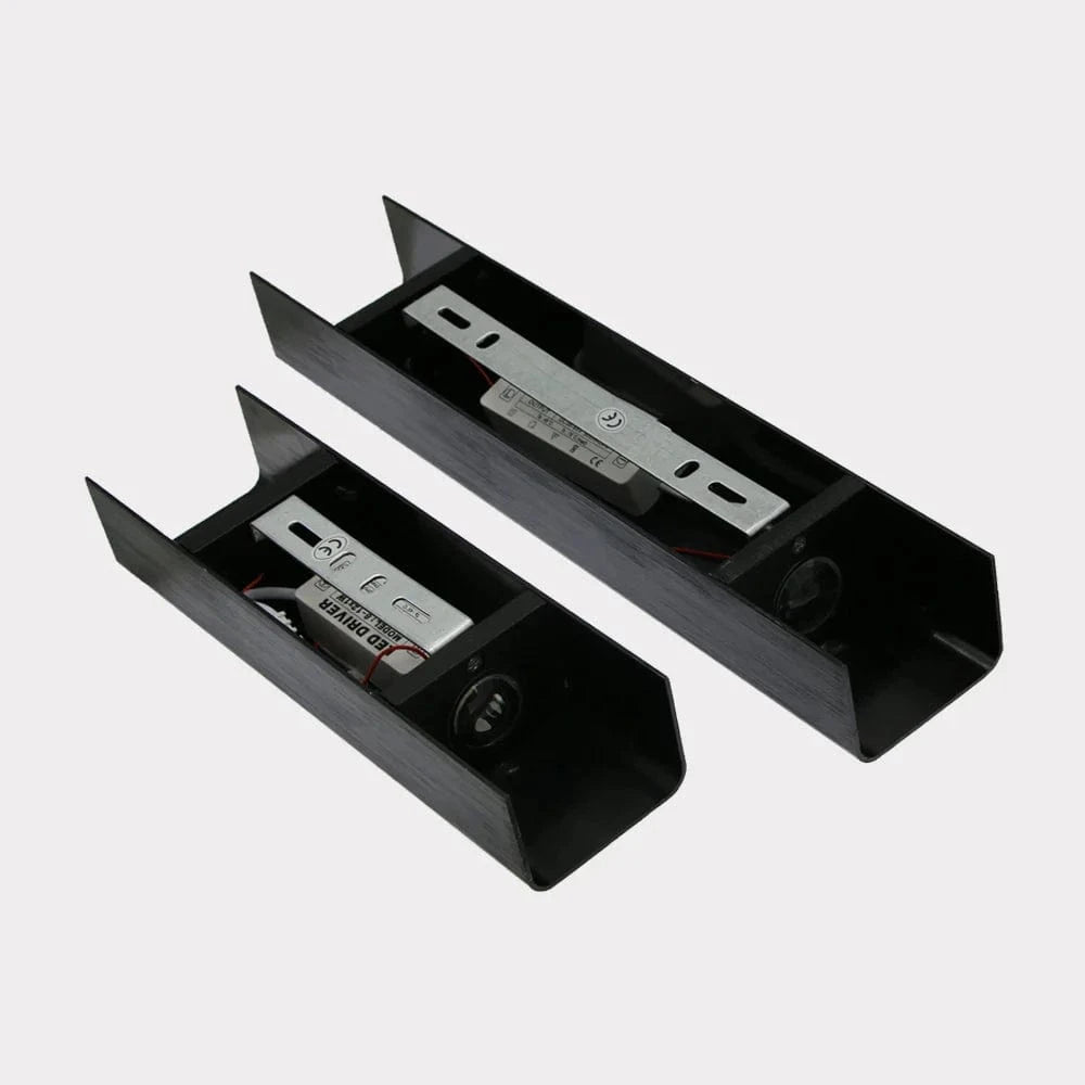 Applique murale LED en aluminium 12W/18W - Design moderne pour chambre, salon, allée et couloir | Marco Lucetti