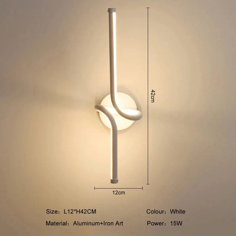 Applique murale LED en aluminium : Design intérieur moderne et épuré | Marco Lucetti Blanc / CHINE / Blanc chaud (2700-3500K) | 15W