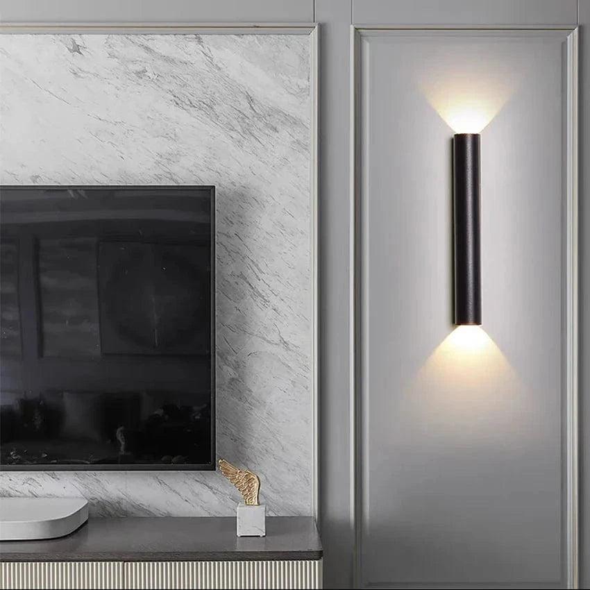 Applique murale LED en aluminium haut et bas AU40 | Marco Lucetti