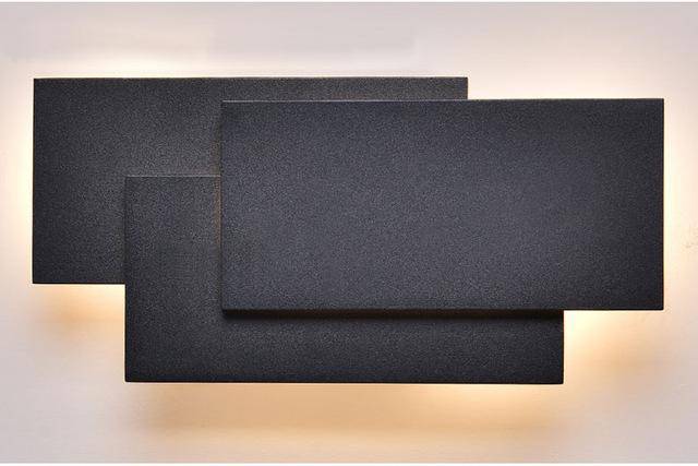 Applique murale LED en aluminium Painted rectangles | Marco Lucetti