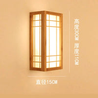 Applique murale LED en bambou naturel pour hôtel de luxe | Marco Lucetti