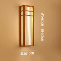 Applique murale LED en bambou naturel pour hôtel de luxe | Marco Lucetti