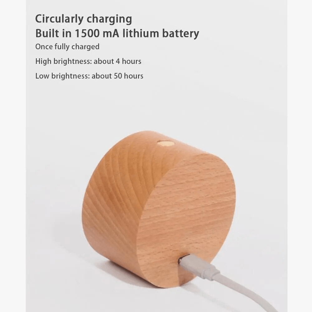 Applique murale LED en bois ajustable | Marco Lucetti