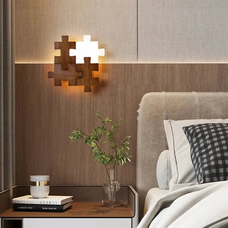 Applique murale LED en bois au design scandinave | Marco Lucetti
