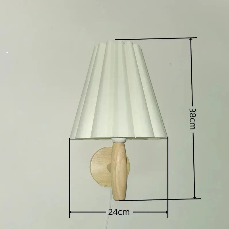 Applique murale LED en bois avec interrupteur - Éclairage de qualité supérieure | Marco Lucetti H / Sans prise