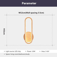 Applique murale LED en bois contemporain | Marco Lucetti