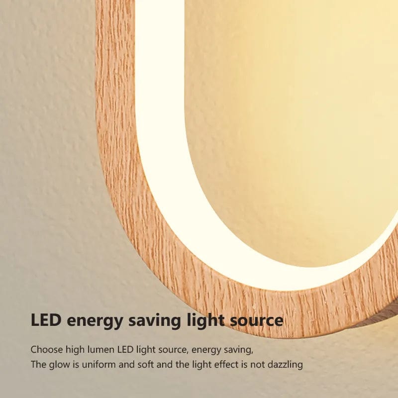 Applique murale LED en bois contemporain | Marco Lucetti