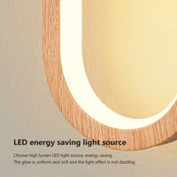 Applique murale LED en bois contemporain | Marco Lucetti