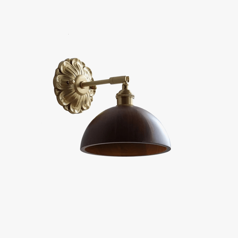 Applique murale LED en bois de noyer iwhd - Style nordique décoratif | Marco Lucetti