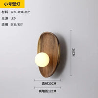 Applique murale LED en bois de noyer premium | Marco Lucetti Petit / Blanc chaud (2700-3500K)