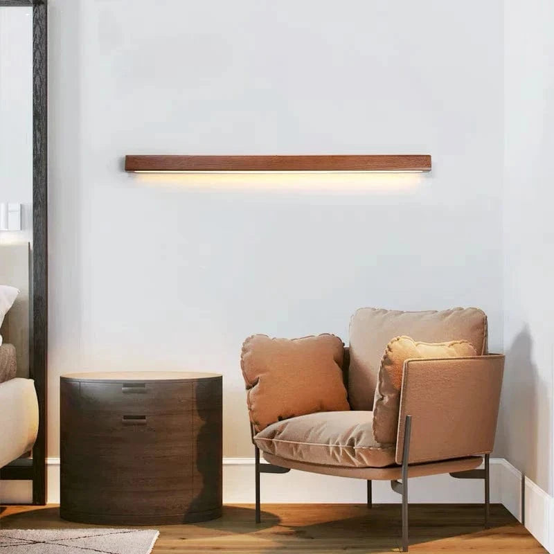 Applique murale LED en bois - Design Longue Bande | Marco Lucetti