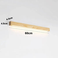 Applique murale LED en bois - Design Longue Bande | Marco Lucetti Bûches de bois-600