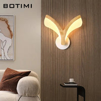 Applique murale LED en bois et métal blanc | Marco Lucetti