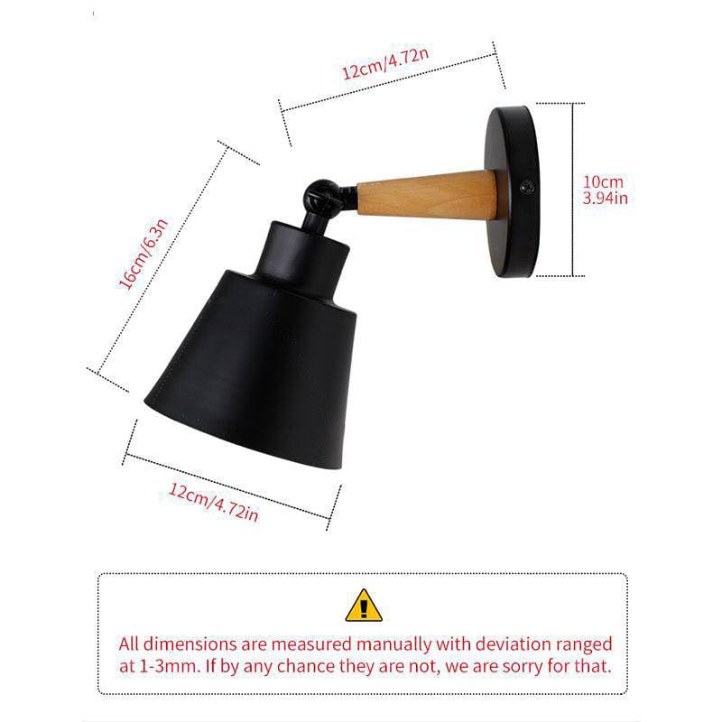 Applique murale LED en bois et métal | Marco Lucetti