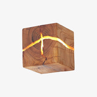 Applique murale LED en bois Lymena | Marco Lucetti Bois foncé / Chaude