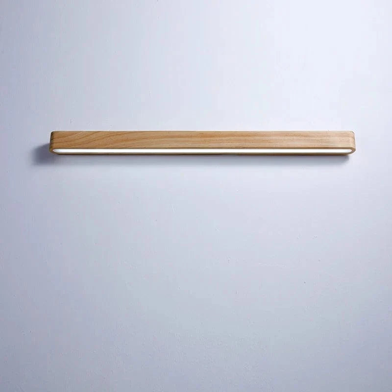 Applique murale LED en bois massif design japonais contemporain | Marco Lucetti