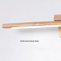 Applique murale LED en bois massif et interrupteur moderne | Marco Lucetti